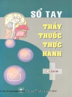 Sổ tay thầy thuốc thực hành tập 2 Y Hà Nội 2002 NXB Y học