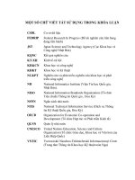 Tìm hiểu hoạt động quản lý thông tin về đề tài và báo cáo kết quả nghiên cứu ở việt nam 