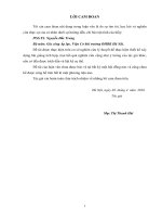 Thiết kế bài giảng tích hợp cho module tiện cơ bản tại trường cao đẳng nghề cơ điện   luyện kim thái nguyên 