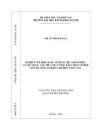Nghiên cứu khả năng áp dụng 3r (giảm thiểu, tái sử dụng, tái chế) chất thải rắn công nghiệp ngành công nghiệp chế biến thủy sản 