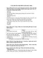 CÂU hỏi ôn THI môn GIÁO dục học 