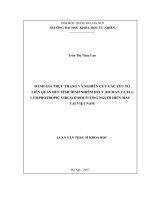 Đánh giá thực trạng và nghiên cứu các yếu tố liên quan đến tình hình nhiễm HTLV (HUMAN t CELL LYMPHOTROPIC VIRUS) ở đối tượng người hiến máu tại việt nam 
