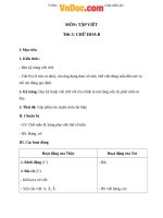 Giáo án Tiếng Việt 2 tuần 3 bài: Tập viết 