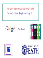 145_Maths and the making of the modern world The maths behind Google and the Ipod