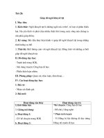 Giáo án bài Giúp đỡ người khuyết tật