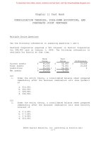 Test bank advanced accounting 10e by beams chapter 11 