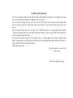 Nghiên cứu các giải pháp nhằm giảm thiểu bùn thải từ hệ thống xử lý nước thải bằng phương pháp sinh học   