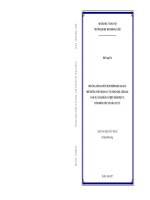 Điều tra, đánh giá mức độ ô nhiễm kim loại nặng môi trường nước thuộc 