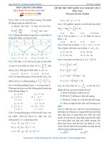 đề thi thử THPT quốc gia môn toán THPT CHUYÊN THÁI BÌNH lần 4
