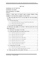 Đánh giá tiềm năng phát triển các ngành công nghiệp phát thải cacbon thấp tại việt nam  