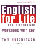 Oxford   english for life pre intermediate pdf workbook  with key