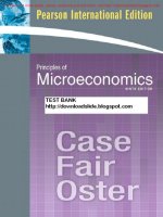 Test bank principles of microeconomics 9e by case and fair 