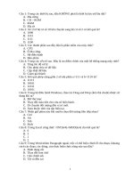 TRẮC NGHIỆM TIN HỌC ĐẠI CƯƠNG