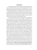 Nghiên cứu các giải pháp nhằm phát triển thị trường tiêu thụ sản phẩm của Công ty dệt may xuất nhập khẩu Huy Hoàng