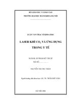 Laser khí CO2 và ứng dụng trong y tế 