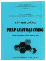 Tập bài giảng pháp luật đại cương