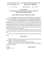 1 quy tac ung xu trong truong THCS hung thang 16 17