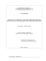 Nghiên cứu đặc tính phẳng của máy phát không đồng bộ nguồn kép và đề xuất cấu trúc điều khiển trên cơ sở nguyên lý hệ phẳng 