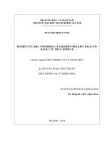 Nghiên cứu đặc tính động của bộ biến đổi kiểu back to back cấu trúc module  