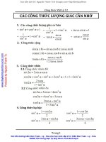 SỔ TAY vật lý 12 NÂNG CAO CHI TIẾT 