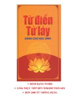 Từ điển từ láy Tiếng Việt