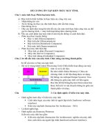 ĐỀ CƯƠNG ÔN TẬP KIẾN TRÚC MÁY TÍNH.