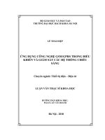 Ứng dụng công nghệ GSMGPRS trong điều khiển và giám sát các hệ thống chiếu sáng 