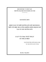 Định vị sự cố trên đường dây rẽ nhánh dựa trên tín hiệu đo lường không đồng bộ đầy đủ tại các đầu đường dây 