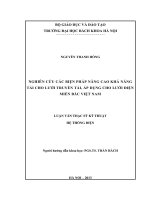 Nghiên cứu các biện pháp nâng cao khả năng tải cho lưới truyền tải, áp 