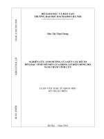 Nghiên cứu ảnh hưởng của kết cấu rô to đến đặc tính mô men của động cơ điện đồng bộ nam châm vĩnh cửu 