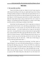 Tìm hiểu ngôn ngữ XML  một số ứng dụng trong lĩnh vực thông tin   thư viện 