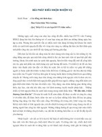 BÀI PHÁT BIỂU NHẬN NHIỆM vụ   RA QUÂN mùa hè XANH