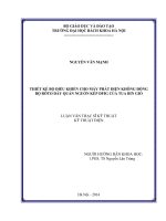 Thiết kế bộ điều khiển cho máy phát điện không đồng bộ rôto dây quấn nguồn kép DFIG của tua bin gió 