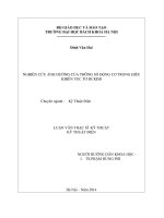 Nghiên cứu ảnh hưởng của thông số động cơ trong điều khiển véc tơ động cơ không đồng bộ 