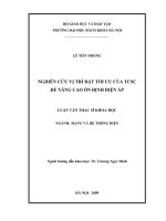 Nghiên cứu vị trí đặt tối ưu của TCSC để nâng cao ổn định điện áp 