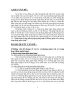 Đề tài pháp luật và thực tiễn áp dụng pháp luật về phòng ngừa rủi ro trong hoạt động ngân hàng (đề số 10), luận văn tốt nghiệp đại học, thạc sĩ, đồ án,tiểu luận tốt nghiệp 