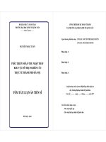 Phát triển nhà ở thu nhập thấp khu vực đô thị nghiên cứu thực tế thành phố hà nội (tt) 