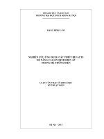Nghiên cứu ứng dụng các thiết bị FACTS để nâng cao ổn định điện áp trong hệ thống điện 