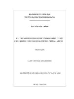 Cải thiện chất lượng hệ truyền động động cơ một chiều không chổi than bằng phương pháp điều khiển giả vector 