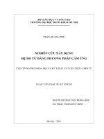 Nghiên cứu xây dựng hệ đo từ bằng phương pháp cảm ứng 
