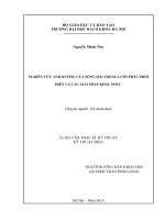 Nghiên cứu ảnh hưởng của sóng hài trong lưới phân phối điện và các giải pháp khắc phục 
