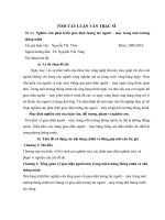 Nghiên cứu phát triển giao diện tương tác người   máy trong môi trường thông minh 