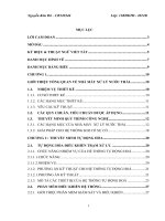 Thiết kế hệ thống tự động giám sát cho trạm xử lý nước thải  