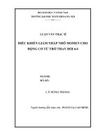 Điều khiển giảm nhấp nhô mômen động cơ từ trở thay đổi 64 