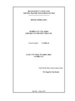 Nghiên cứu xác định chế độ cắt cho máy tiện CNC 