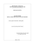 So sánh chi phí khi lựa chọn thiết bị lọc sóng hài thụ động 