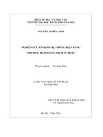 Nghiên cứu ổn định hệ thống điện bằng phương pháp đẳng trị máy phát 