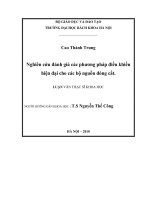 Nghiên cứu đánh giá các phương pháp điều khiển hiện đại cho các bộ nguồn đóng cắt 