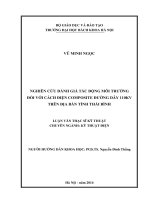 Nghiên cứu đánh giá tác động môi trường đối với cách điện composite đường dây 110kv trên địa bàn tỉnh thái bình 