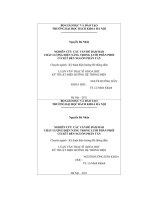 Nghiên cứu các vấn đề đảm bảo chất lượng điện năng trong lưới phân phối có xét đến nguồn phân tán 